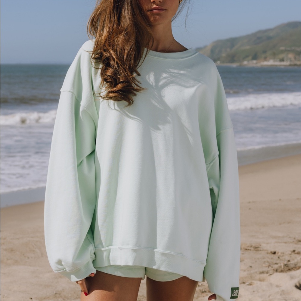 Daily Drills Unisex Oversized Crew SET - Surf
